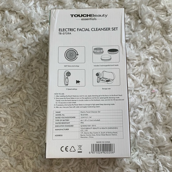 Never used TOUCHBeauty 3 in 1 Facial Cleansing Spin Brush Set - Picture 9 of 9